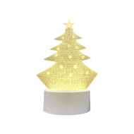 Luminaria De Mesa Abajur Led Arvore De Natal 3 Cores