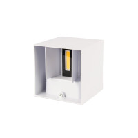 ARANDELA EXTERNA LED CUBO DIRECIONAVEL 6W 3000K BRANCO QUENTE