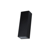 ARANDELA EXTERNA LED CUBO-G 6W PRETO 3000K BRANCO QUENTE