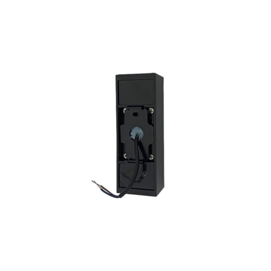 ARANDELA EXTERNA LED CUBO-G 6W PRETO 3000K BRANCO QUENTE