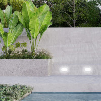 ARANDELA TARTARUGA LED 8W 3000K BRANCO BRANCO