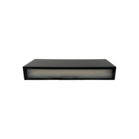 ARANDELA EXTERNA LED TIJ-H 8W PRETO 3000K BRANCA QUENTE