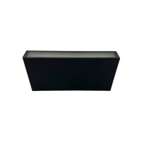 ARANDELA EXTERNA LED TIJ-H 8W PRETO 3000K BRANCA QUENTE