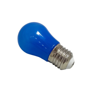 MINI BULBO BOLINHA LED 3W USO EXTERNO IP64 AZUL