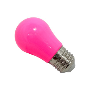 MINI BULBO BOLINHA LED 3W USO EXTERNO IP64 ROSA