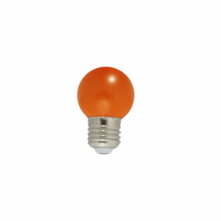 MINI BULBO BOLINHA 1W LARANJA 127V