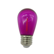 LAMPADA BOLINHA PARA VARAL - 1W USO EXTERNO IP65 ROSA 127V