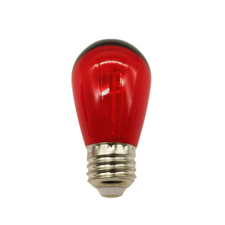 LAMPADA BOLINHA PARA VARAL - 1W USO EXTERNO IP65 VERMELHO 127V