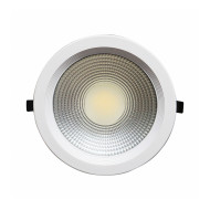 SPOT COB DOWNLIGHT 30W REDONDO BRANCO FRIO 6500K