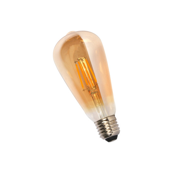 LAMPADA FILAMENTO LED ST64 BRANCO QUENTE 2300K 3.2W