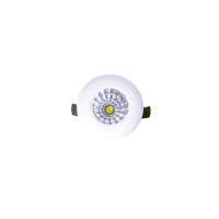 MINI SPOT LED EMBUTIR REDONDO 1W BRANCO FRIO 6500K