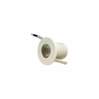 MINI SPOT REDONDO MARCENARIA BRANCO 1W BRANCO QUENTE 3000K