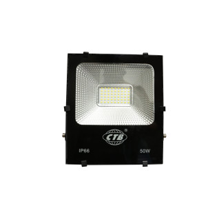 REFLETOR HOLOFOTE LED CTB MODELO E 50W  BRANCO FRIO 6500K