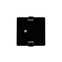 SPOT LED PRETO QUADRADO EMBUTIR 3W BRANCO NEUTRO 4000K 