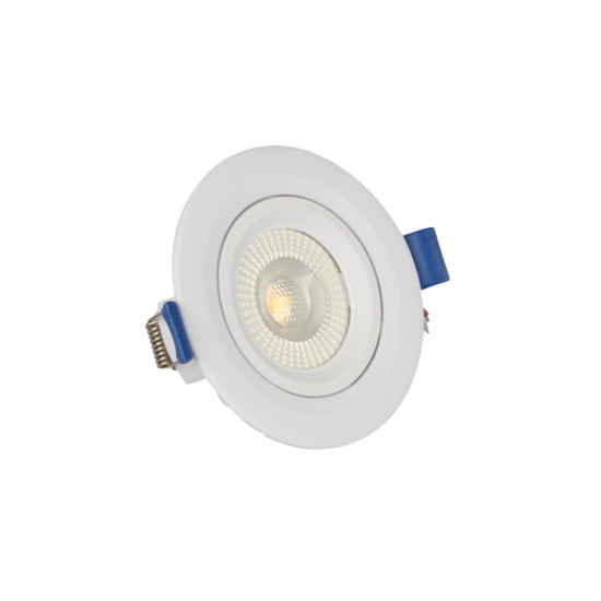 SPOT LED REDONDO EMBUTIR 3W BRANCO QUENTE 3000K