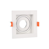 SPOT RECUADO MR11 QUADRADO BRANCO 