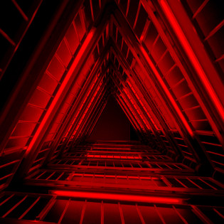 LAMPADA TUBULAR VERMELHO LED 18W 1.20MT