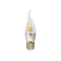 LAMPADA LED VELA CHAMA E27 6500K  BRANCO FRIO 4W