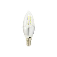 LAMPADA LED VELA CRYSTAL E14 6500K  BRANCO FRIO 4W