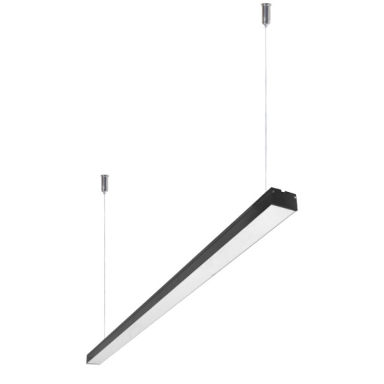 PENDENTE LED OFFICE 30W PRETO 4000K BRANCO NEUTRO