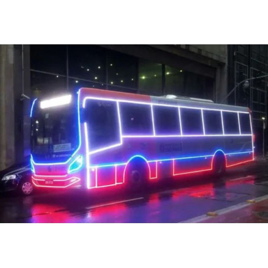 10m Mangueira Neon Luminosa LED Decoração, Sanca e Natal - ganhe 1 plug/conector