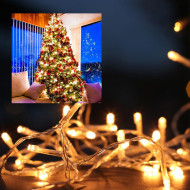 9m Luz de Natal Pisca Pisca Led cordão decorativo Natal colorido ou branco 9 Metros proteção contra chuva para uso interno ou externo