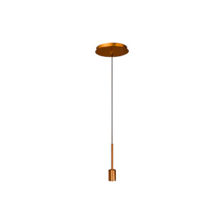 PENDENTE SINGLE GOLD RETRO