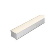 PERFIL LED BARRA 2 METROS SOBREPOR  BRANCO 35X35