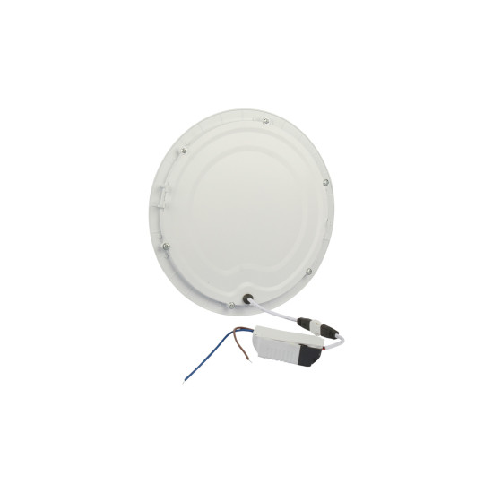 PLAFON LED EMBUTIR REDONDO 12W BRANCO QUENTE 3000K