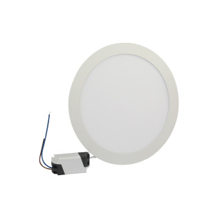 PLAFON LED EMBUTIR REDONDO 18W BRANCO FRIO 6500K