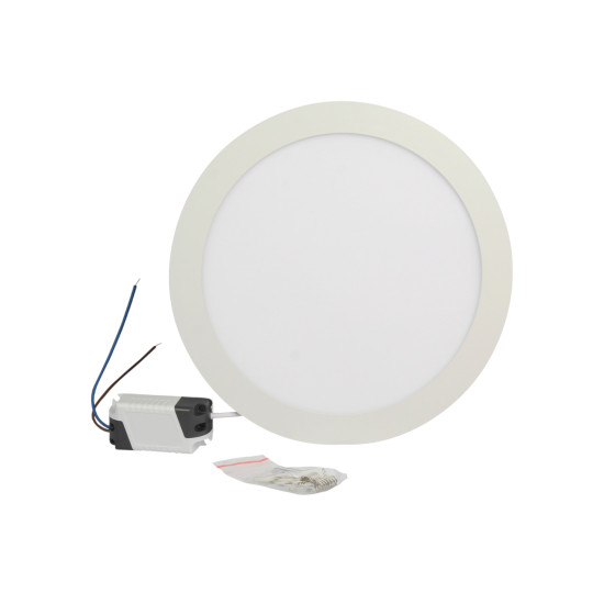 PLAFON LED EMBUTIR REDONDO 24W BRANCO NEUTRO 4000K