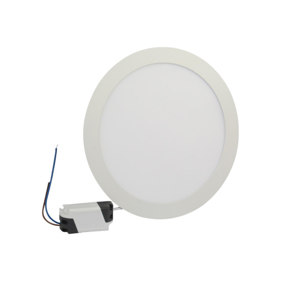 PLAFON LED EMBUTIR REDONDO 24W BRANCO FRIO 6500K