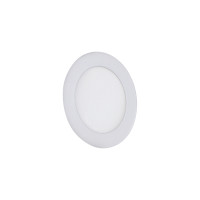 PLAFON LED EMBUTIR REDONDO 3W BRANCO QUENTE 3000K