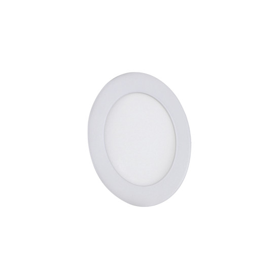 PLAFON LED EMBUTIR REDONDO 3W BRANCO QUENTE 3000K