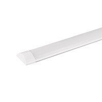 LUMINARIA SLIM LED 40W 120CM BRANCO 3000K BRANCO QUENTE