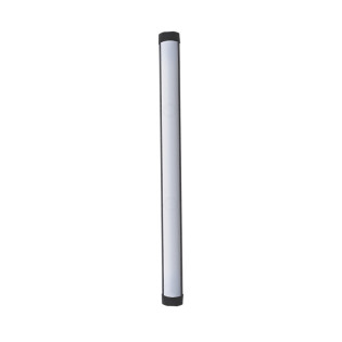 LUMINARIA SLIM LED 20W 60CM PRETO 6500K BRANCO FRIO