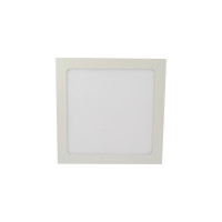 PLAFON LED EMBUTIR QUADRADO 18W BRANCO FRIO 6500K