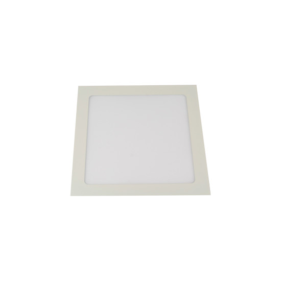 PLAFON LED EMBUTIR QUADRADO 18W BRANCO FRIO 6500K