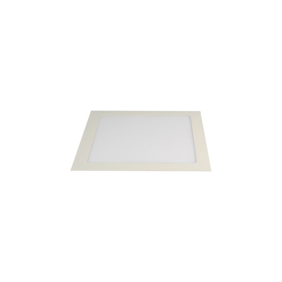 PLAFON LED EMBUTIR QUADRADO 12W BRANCO QUENTE 3000K