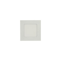 PLAFON LED EMBUTIR QUADRADO 3W BRANCO QUENTE 3000K