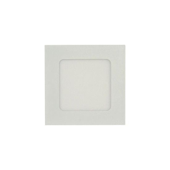 PLAFON LED EMBUTIR QUADRADO 6W BRANCO FRIO 6500K