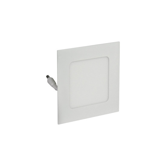 PLAFON LED EMBUTIR QUADRADO 6W BRANCO FRIO 6500K