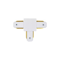 CONECTOR EMENDA TRILHO EM T BRANCO