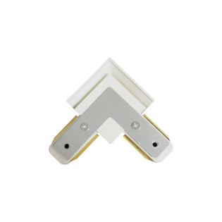 CONECTOR EMENDA TRILHO 90° BRANCO