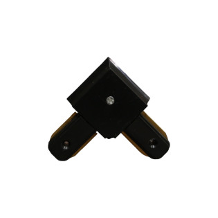 CONECTOR EMENDA TRILHO 90° PRETO