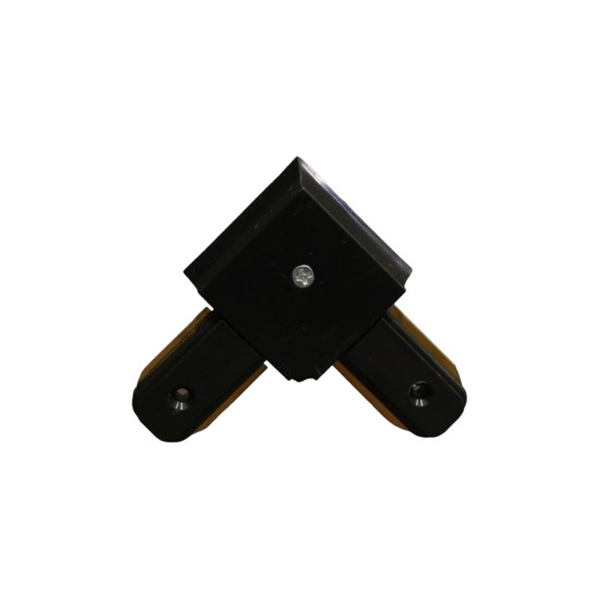 CONECTOR EMENDA TRILHO 90° PRETO