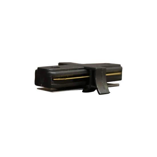 CONECTOR EMENDA TRILHO 180° PRETO 