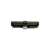 CONECTOR EMENDA TRILHO 180° PRETO 