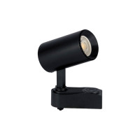 SPOT DE TRILHO PRETO 7W BRANCO FRIO 6500K