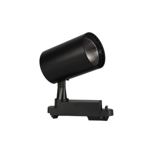 SPOT DE TRILHO PRETO 30W BRANCO FRIO 6500K